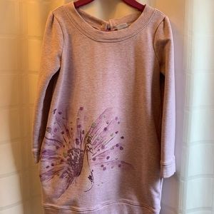 Gymboree girls peacock purple dress. Super soft long sleeve, side pockets size 6